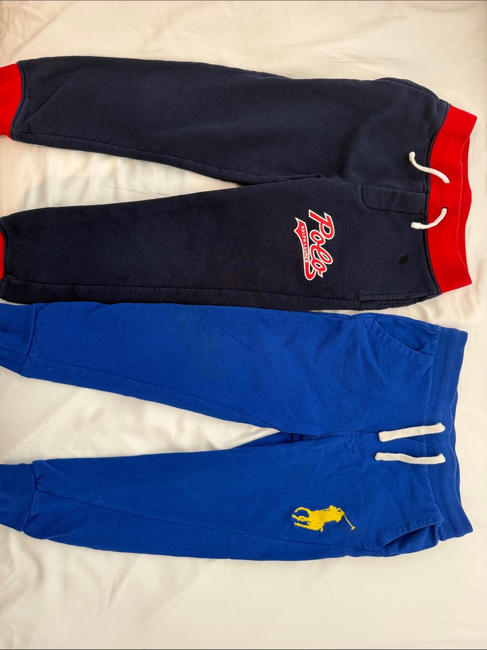 2 pairs of Ralph Lauren boys joggers pants - size 6 NWOT